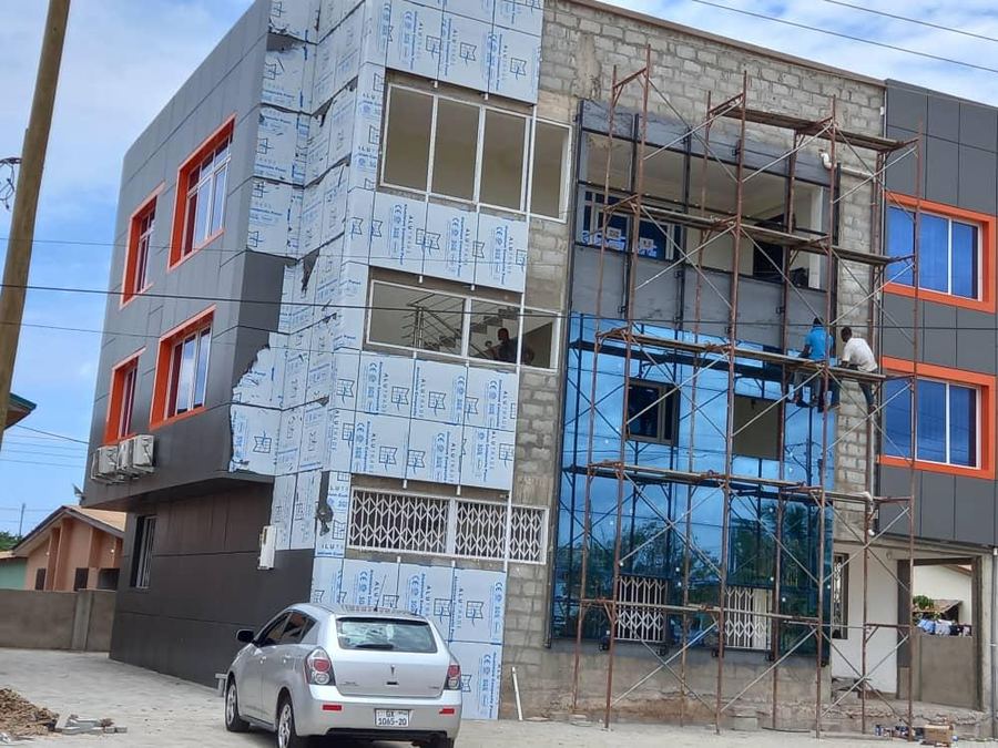 Multi-storey building under construction
